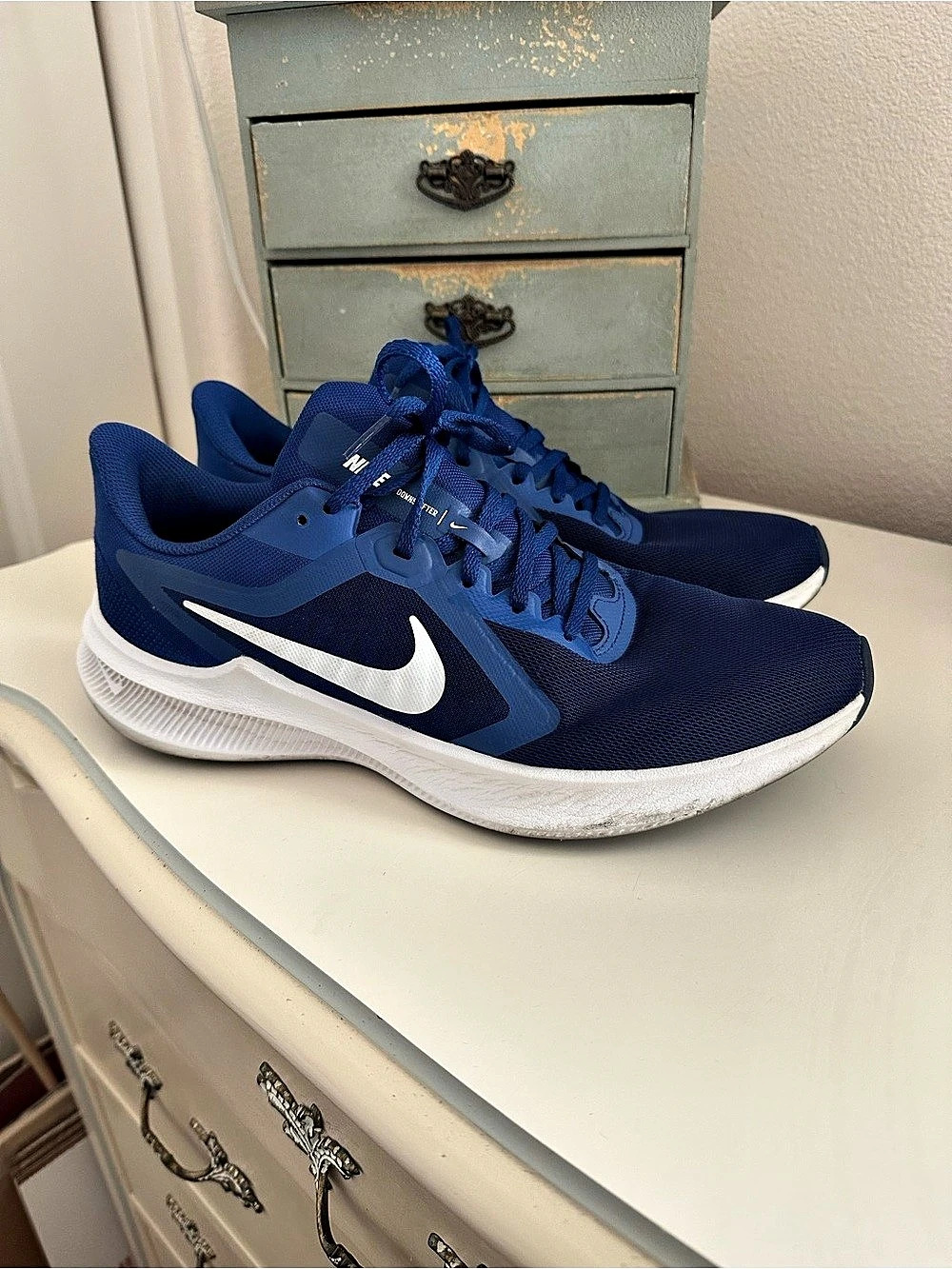 Nike Revolution 6 Running Shoes Blue & White US 11.5
